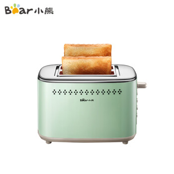 小熊（Bear）面包机   DSL-C02A1 多士炉 烤面包片馒头片机  全自动家用小型吐司机 不锈钢包边烤2片吐司神器