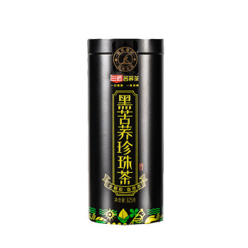 三匠黑苦荞珍珠茶325g罐装  四川大凉山特产养生茶