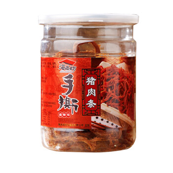 海西坊（HAIXI FANG）香辣味手撕猪肉条120g*2瓶