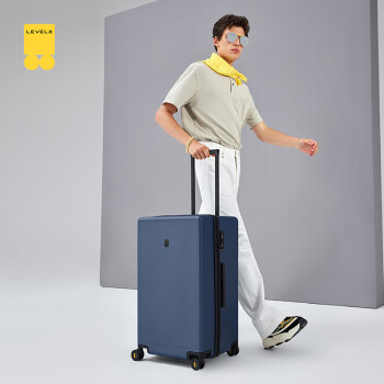 地平线8号（LEVEL8）行李箱 密码拉杆箱女男托运旅行PC箱26英寸大容量 旅行者系列蓝色