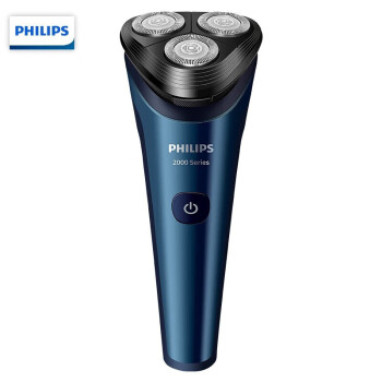 PHILIPS 剃须刀电动刮胡刀旅行便携式 全身水洗1小时快充进口刀头胡须刀 S2508/06星空蓝