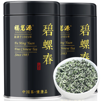 福茗源绿茶 苏州碧螺春茶叶 浓香花果香特级250g2024明前礼盒新茶叶嫩芽