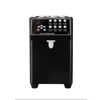 QKEJQ   果糖机商用 奶茶店专用设备全自动台湾16格精准果糖仪定量机   定量果糖机-黑色