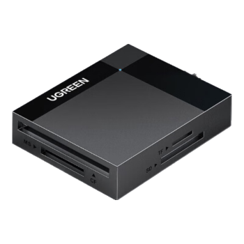 绿联（UGREEN） USB3.0读卡器高速带Type-C支持SD/TF/CF/MS相机手机内存卡 多卡单读【带Type-C-OTG款】40754