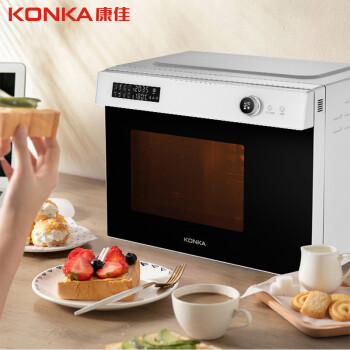 康佳（KONKA）3201蒸汽烤箱智能高端家用蒸烤一体可调蒸汽台嵌两用32L均匀受热多功能
