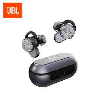 JBL T280TWS PRO 真无线主动降噪蓝牙耳机 入耳式运动耳机 手机音乐双耳立体声苹果安卓通用 寒光灰