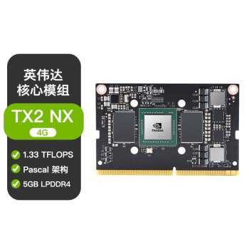 NVIDIA Jetson TX2NX核心模块TX2 NX LANAI 4G核心板(900-13636-0010-000)AI模组