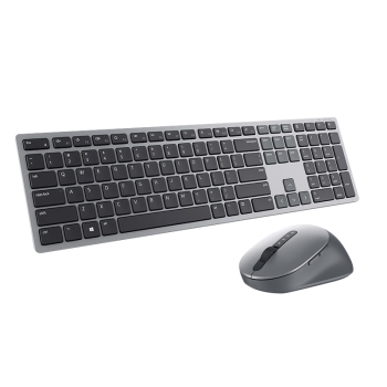戴尔(DELL)KM7321W 蓝牙键鼠套装 无线键盘鼠标 办公套装 高端商务外设 黑色