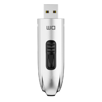 DM大迈 固态U盘 抗震防摔金属U盘 可伸缩推拉电脑车载高速优盘 USB3.1 64G FS220疾风