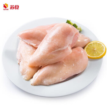 苏食（SUSHI）生鲜鸡胸肉500克冷冻鸡脯肉健身代餐鸡胸肉新鲜低脂鸡大胸