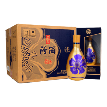 汾酒  金花汾酒 清香型 白酒 53度 500ml*6 整箱装