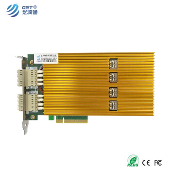 光润通 万兆四光口bypass网卡 F1004EBPSR-V3.0 PCIEX8 XL710芯片