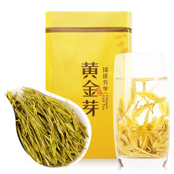 宋品安吉白茶黄金芽茶叶雨前黄金叶2019新茶绿茶茶叶100g,降价幅度7.6%