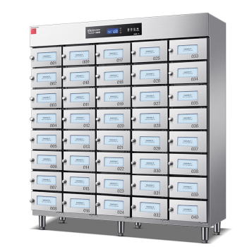 德玛仕（DEMASHI）多格消毒柜商用 热风循环紫外线格子消毒柜企业单位食堂用独立除菌分格消毒碗柜XDZ600-40M