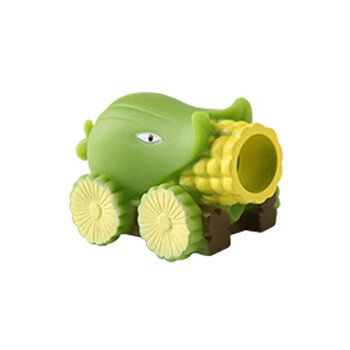 僵尸玩具2散装软胶炮弹豌豆仙人掌寒冰豌豆橡木射手 玉米加农炮(软胶)