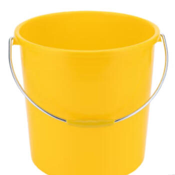 莱羽炫水桶黄色水桶浅深绿水桶消防塑料桶单位训练军训黄色水桶加厚