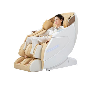迪斯（Desleep）智能语音操控3D按摩椅A17L家用头等舱全身零重力全自动多功能按摩仪 皓月白
