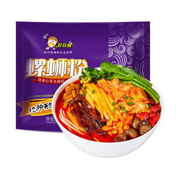 好欢螺 螺蛳粉（水煮型）广西柳州特产方便速食粉丝米线 袋装300g