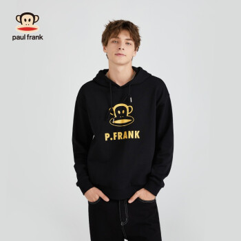 paulfrank大嘴猴2021秋季新款卫衣女连帽休闲情侣款加绒加厚潮pfctt