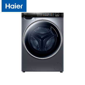 海尔（Haier）洗烘一体洗衣机 10公斤直驱变频全自动 大筒径智能投放 微蒸汽空气洗 G100378HBD14LSU1