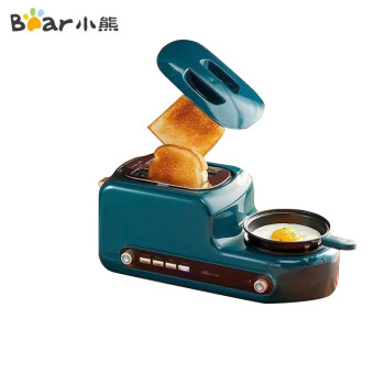 小熊（Bear）面包机 多士炉蒸煮煎蛋器 烤面包 2片吐司机同款 DSL-A02Z1