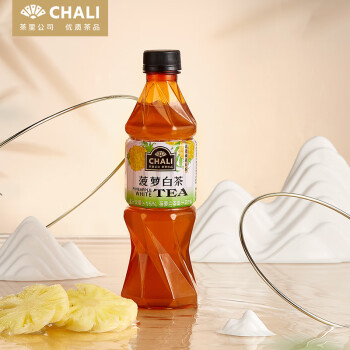 CHALI茶里公司茶饮料 果味茶 果汁饮料菠萝白茶果汁390mL*15瓶/箱