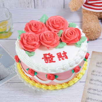 冠皇派经典怀旧生日蛋糕创意老式奶油裱花儿时回忆童年水果蛋糕全国