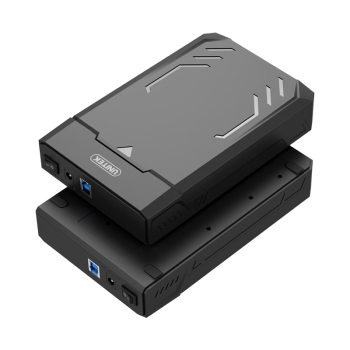 优越者3.5移动硬盘盒2.5/3.5英寸通用USB3.0转SATA串口台式笔记本电脑外置SSD固态机械硬盘盒Y-3035BK