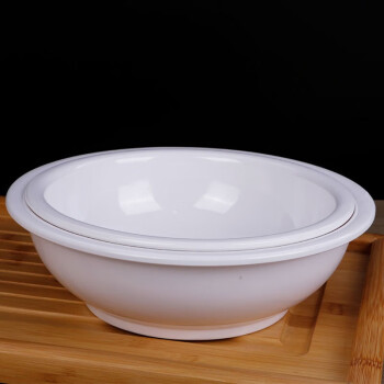 兴达 密胺加厚仿瓷大汤碗汤盆饭盆菜盆11英寸白色大汤碗