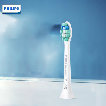 PHILIPS飞利浦 电动牙刷刷头 单支牙菌斑抵御型- 自动牙刷成人单支装HX9021