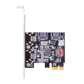 魔羯(MOGE)PCIEx1转2口SATA2.0扩展卡 MC2654 端口倍增 RAID0/1