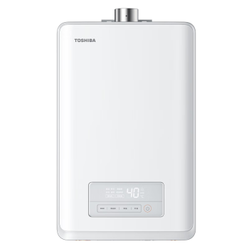 东芝（TOSHIBA）16升大白梨TL8 燃气热水器天然气 3D恒温增压水伺服2.0 变频下置风机 家用小体积利川白JSQ30-TL8