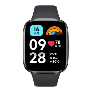 小米（MI）Redmi watch3智能手表 高清大屏运动手表 支持血氧监测 蓝牙通话（青春版）黑色