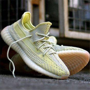 阿迪达斯 （adidas）椰子鞋男鞋女鞋2024春季新款Yeezy Boost 350 V2运动鞋跑步鞋【 FV3250脏黄油镂空椰子 39