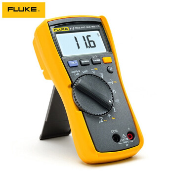 福禄克（FLUKE）F116C 真有效值数字万用表高精度交直流电压电流测量表掌上型600 V