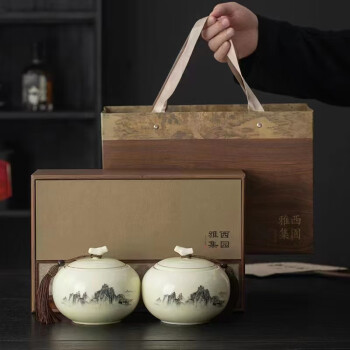 礼茗春 新会小青柑 生晒陈皮普洱 柑普熟茶普洱茶叶 西园雅集 500g