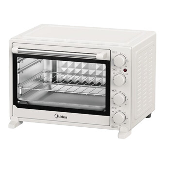 美的（Midea）电烤箱家用多功能电烤箱 40L 机械旋钮易操作 上下独立控温 专业烘焙 PT4003 