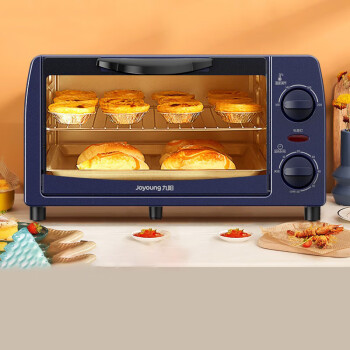 九阳（Joyoung）电烤箱10L 巧容量 家用多功能迷你烘焙小烤箱 KX10-V601