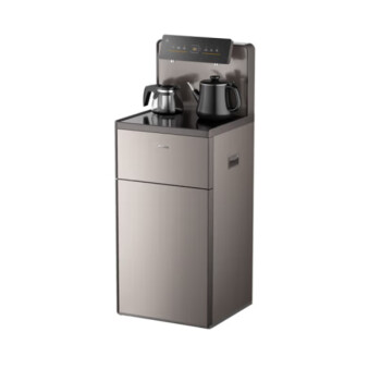 美的（Midea）智能家电饮水机茶吧机背板家用下置式桶装水多功能智能自主控温立式温热型 YR1627S-X