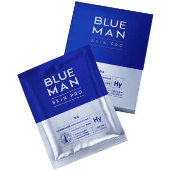尊蓝男士面膜补水保湿控油玻尿酸提亮肤色淡化痘印收缩毛孔10片/盒