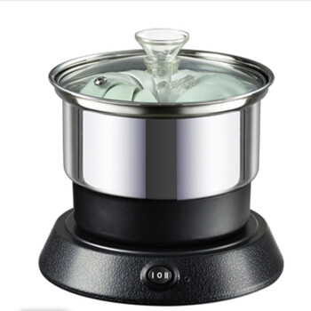 致仕（ZISIZ）玻璃煮杯器高硼硅茶具奶瓶清洁茶道泡茶杯清洗套装带盖茶洗A款+368白色陶炉