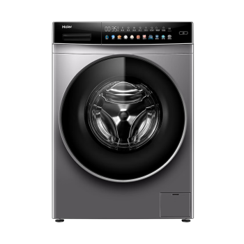 海尔（Haier）滚筒洗衣机全自动 10公斤洗烘一体机 全触控晶彩屏 智能投放 超薄嵌入 蒸汽除菌 EG100HMATE62S