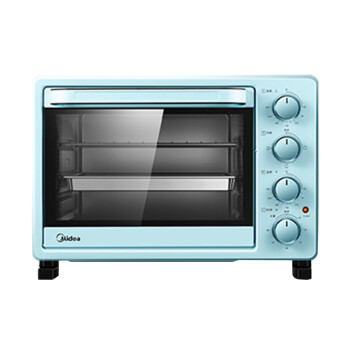 美的（Midea）电烤箱（浅蓝）家用多功能电烤箱 25L 机械式操控 上下独立控温 专业烘焙 PT2531