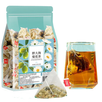 伢茶婆胖大海菊花茶【25小袋】罗汉果咽茶金银花茶小包装组合茶包
