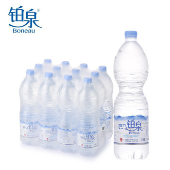 铂泉（Boneau） 饮用天然泉水 1.5L*12瓶/箱   含矿物质 源自长寿之乡巴马