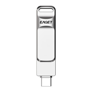 忆捷（EAGET）CF20 手机U盘Type-C USB3.0 双接口手机电脑多用车载旋转优盘金属 256GB