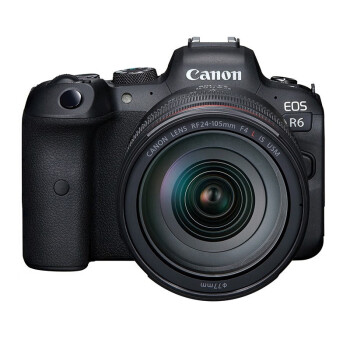 佳能（Canon）EOS R6 (24-105f/4 USM)全画幅微单相机 4K数码照相机 含沣标电池+包+滤镜+脚架+256G卡+麦克风