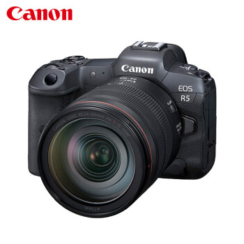 佳能（Canon）EOS R5全画幅专业微单相机(RF24-105mm F4 L IS USM)套机（含256G CFe卡+UV+备电+包+三脚架）