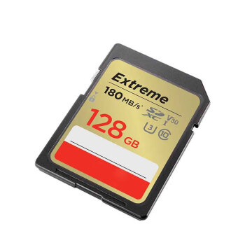 博鑫佳华128GB SD存储卡 U3 C10 V30 4K至尊极速版单反相机内存卡 读速180MB/s 写速90MB/s高速连拍