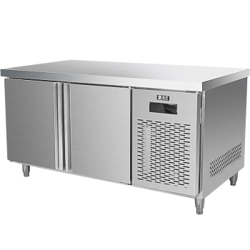 圣托（Shentop）冷藏保鲜护理操作台 饭店厨房不锈钢工作台 350L卧式平台冷冻雪柜 STL-TK15